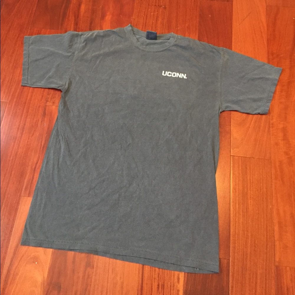 UCONN UNIVERSITY OF CONNECTICUT MENS T-SHIRT TOP SHORT SLEEVES - Picture 7 of 8